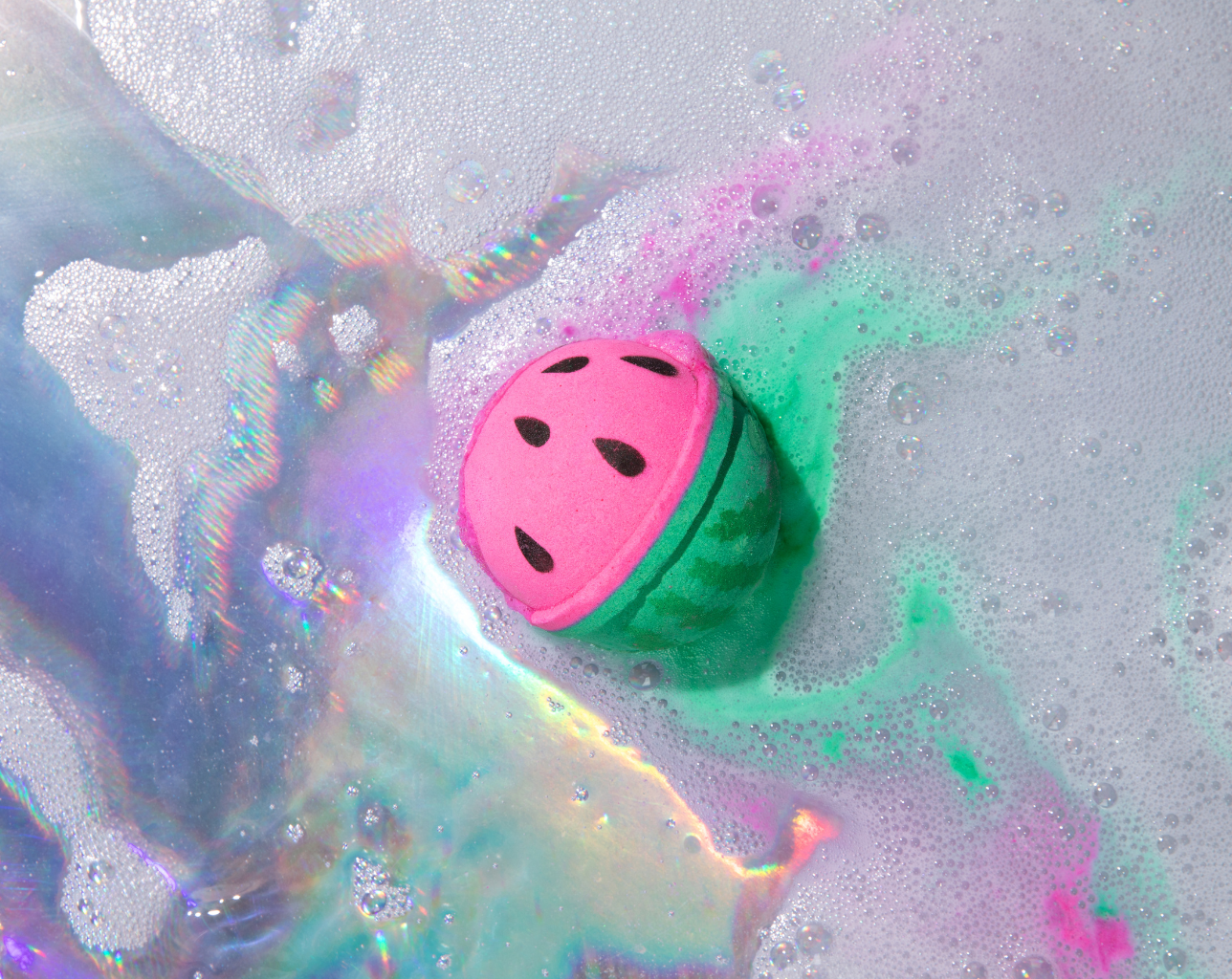 Watermelon Glo Bath Bomb (6oz) with LED Prize Inside