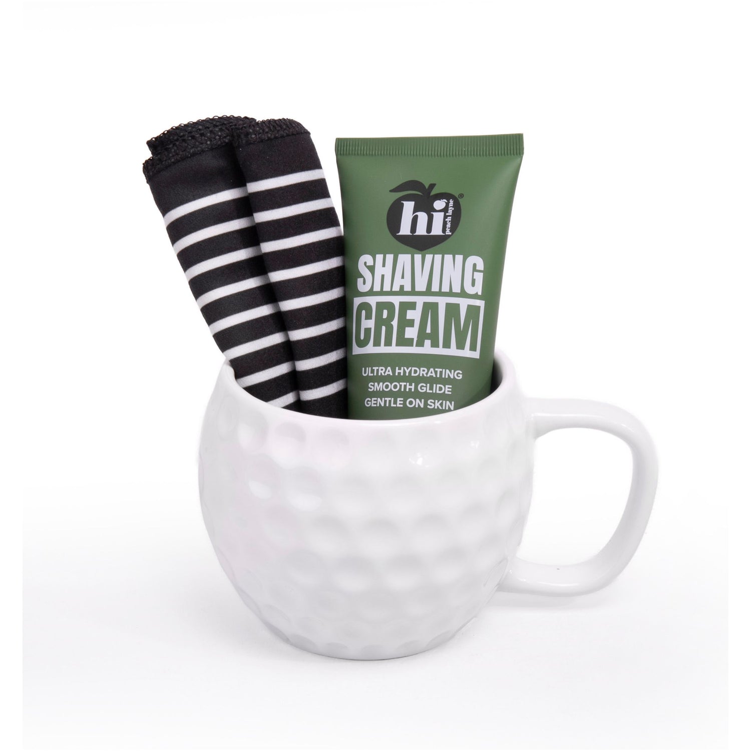 Hi Peach Layne, Father's Day Gift Set, with Golf Ball Coffee Mug and Shaving Cream, 2.5oz