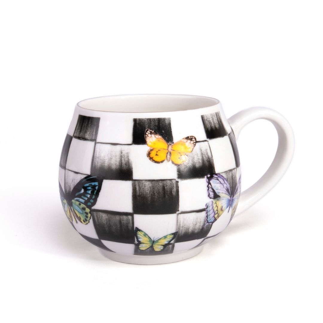 Black Coffee Mug with Manicure Set
