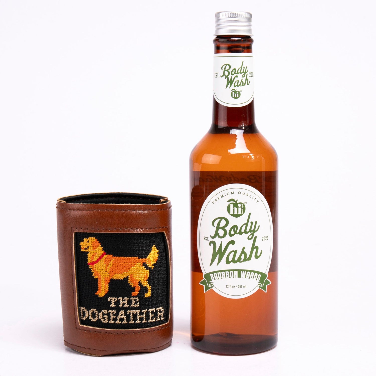 Hi Peach Layne The Dogfather Koozie and 3-in-1 Body Wash Set