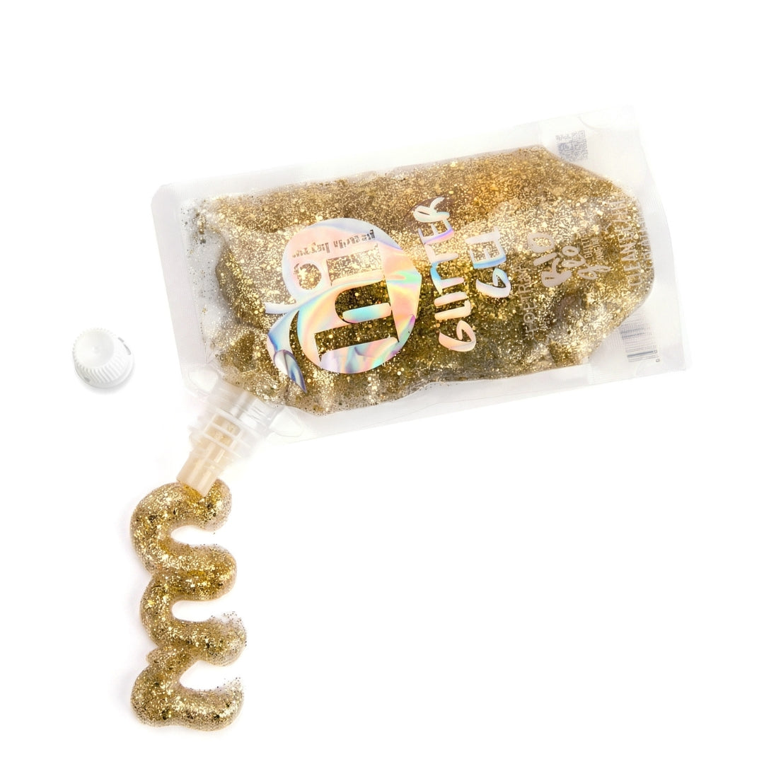 Gold Glitter Gel