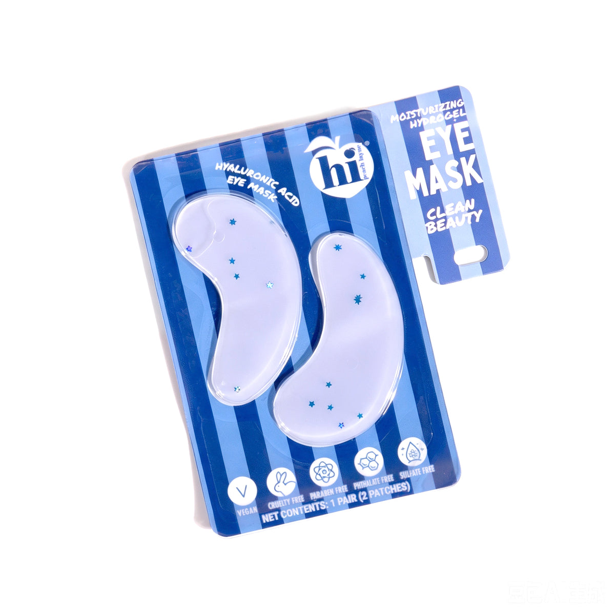 Navy Floral Ceramic Mug and Hydrogel Eye Mask Gift Set
