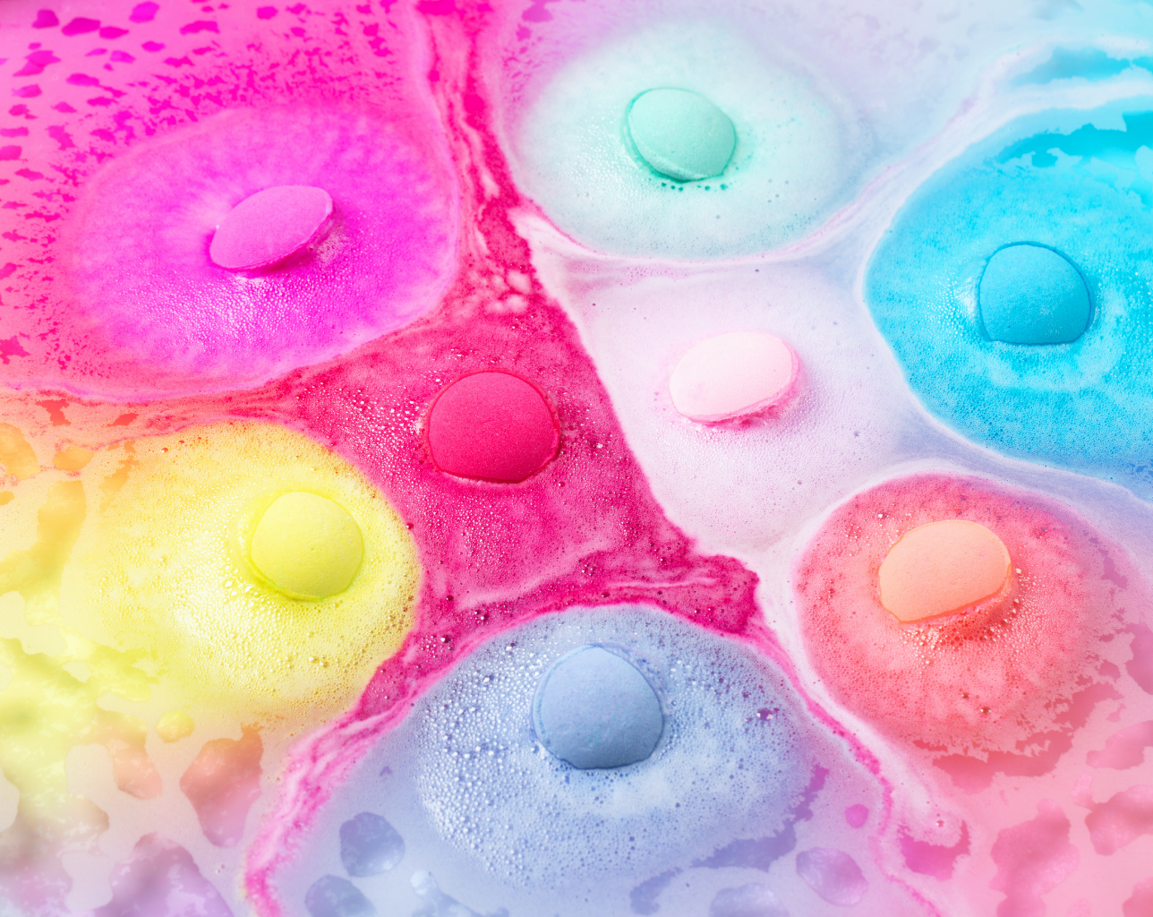 8 Mini Bath Bombs Bag with Prize