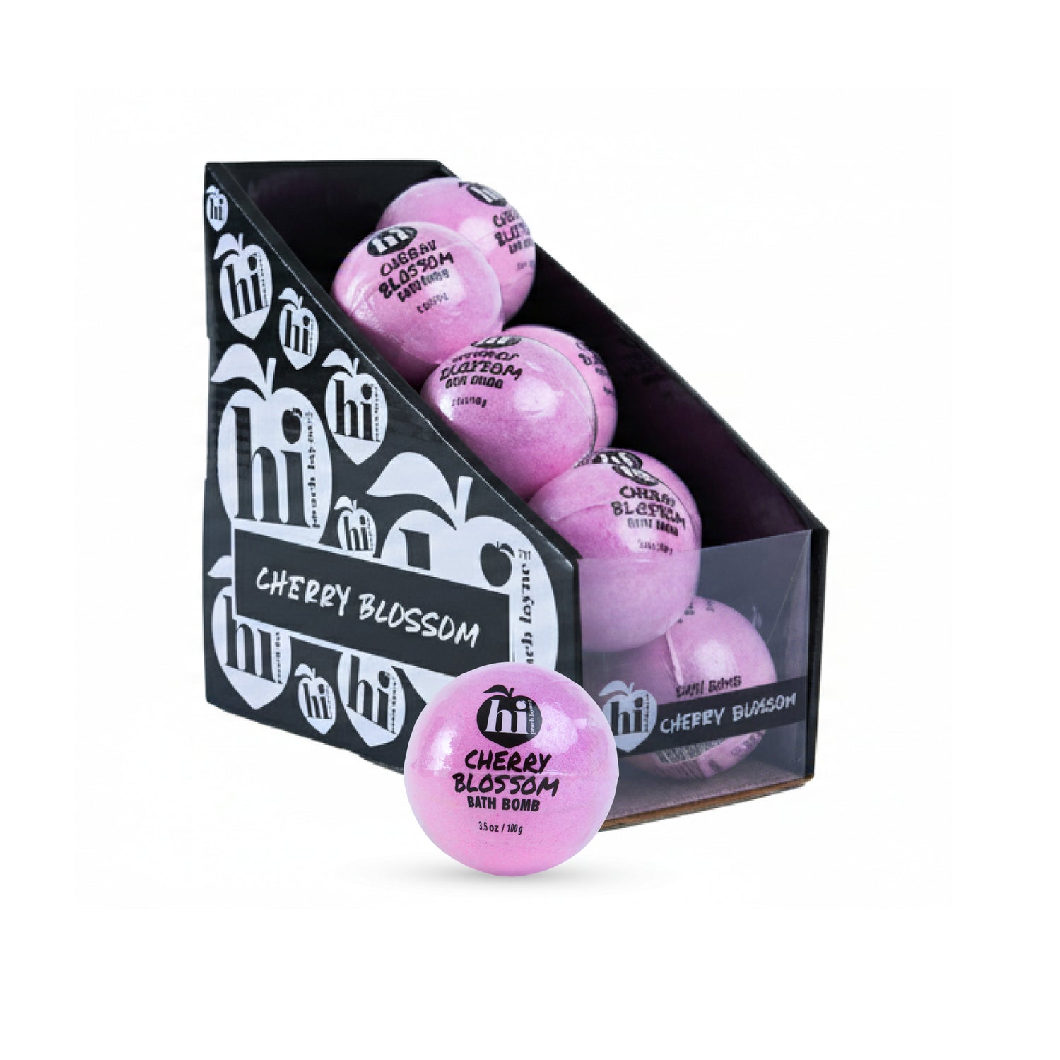 Cherry Blossom Bath Bombs 12-Pack (3.5oz Each)