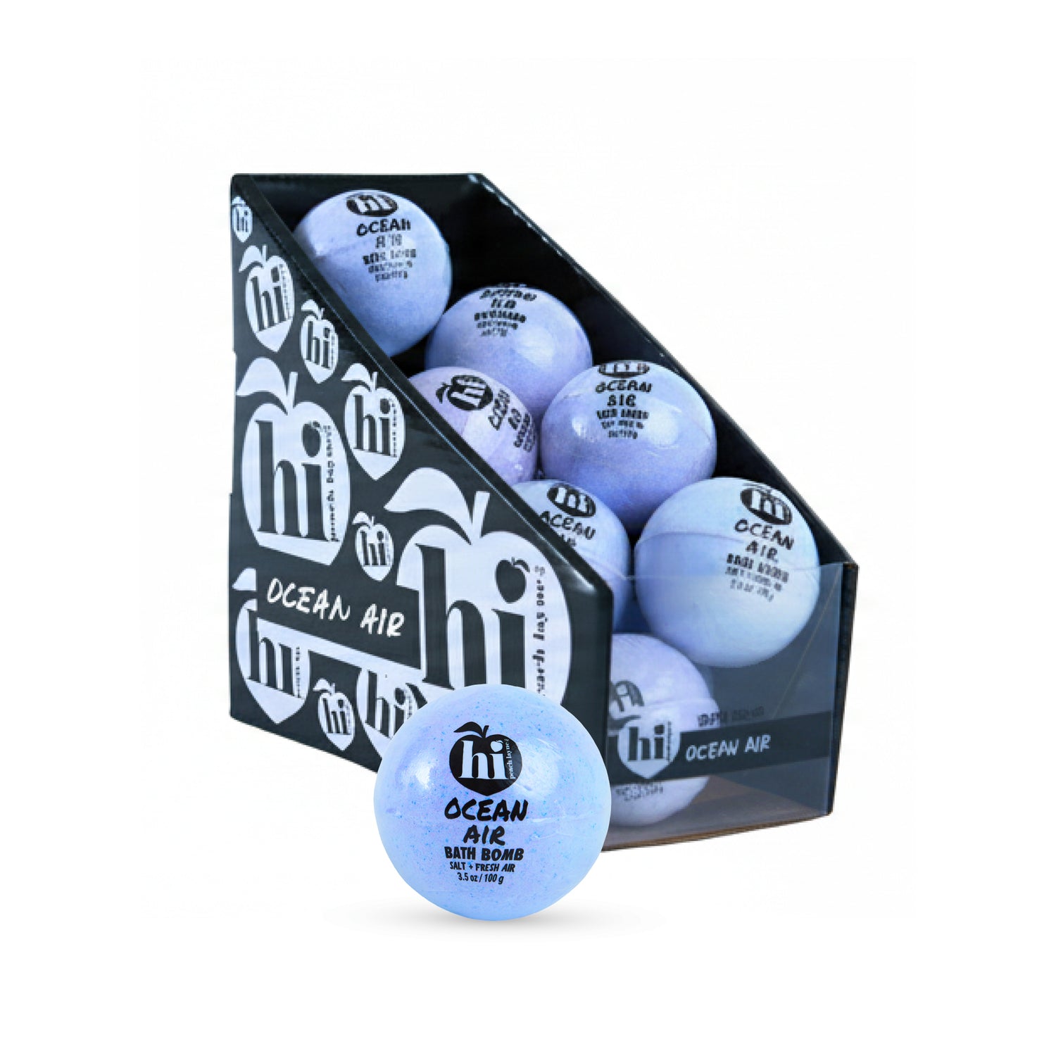 Ocean Air Bath Bombs 12-Pack (3.5oz Each)