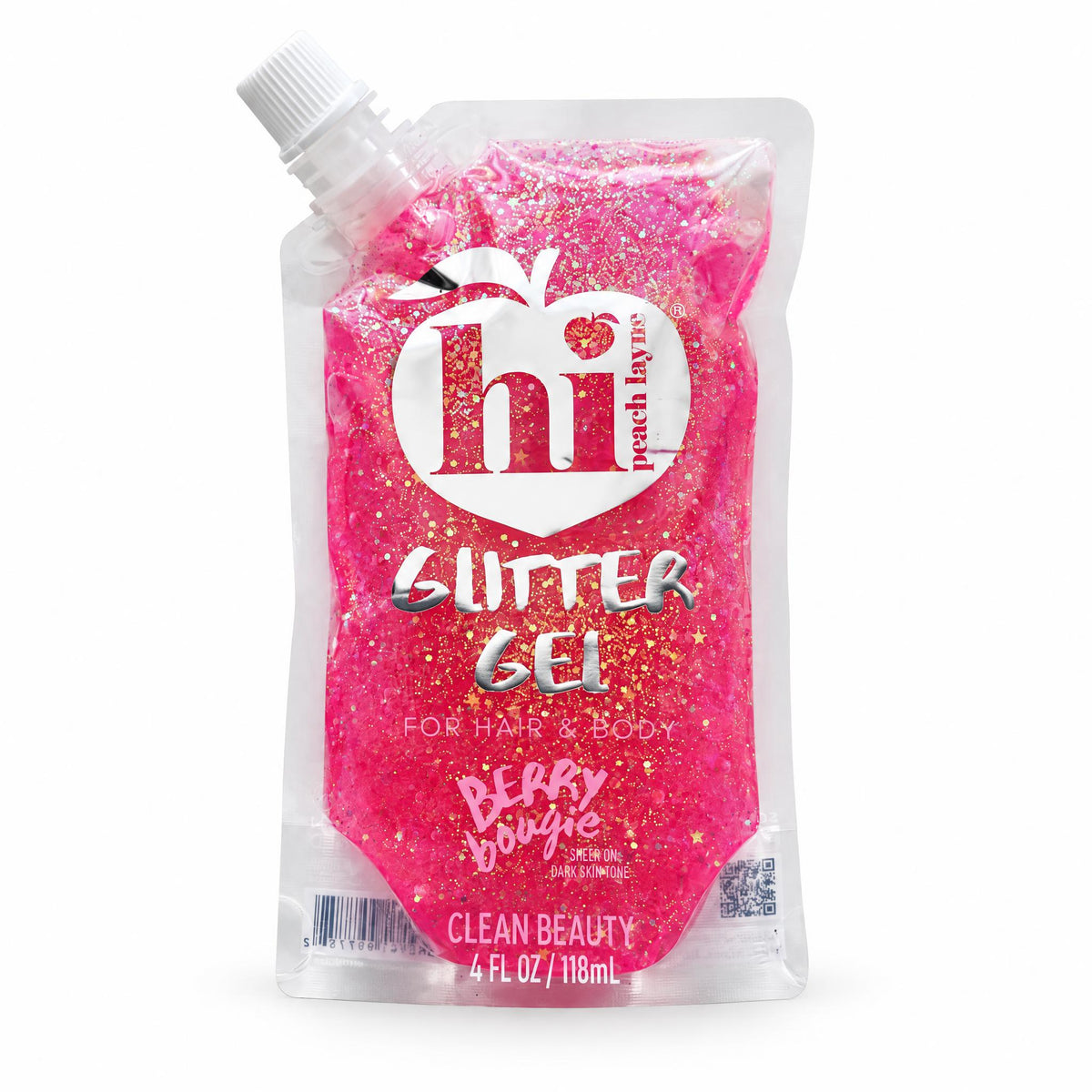 Hot Pink Glitter Gel