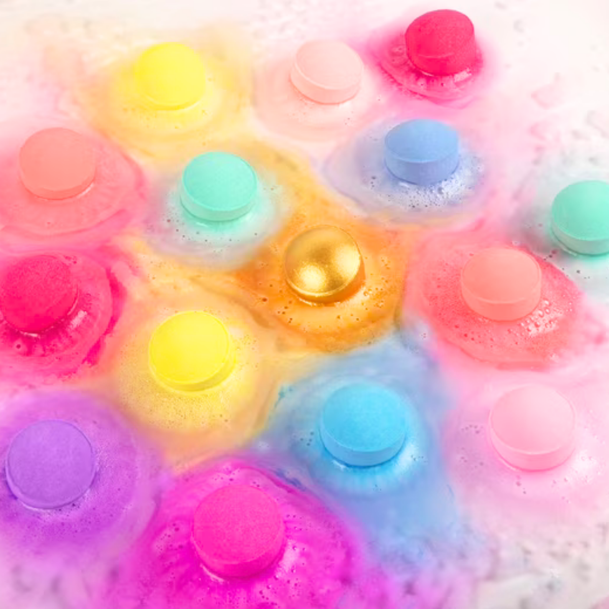 15 Mini Bath Bombs Bag with Prize