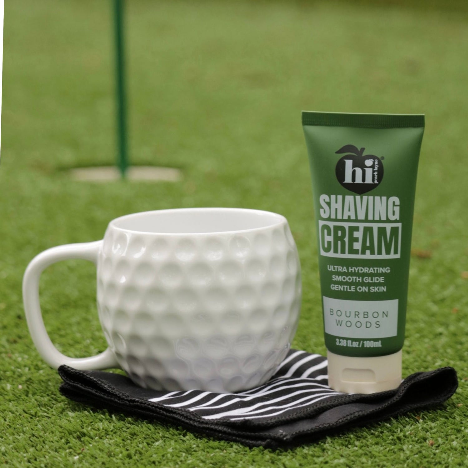 Hi Peach Layne, Father's Day Gift Set, with Golf Ball Coffee Mug and Shaving Cream, 2.5oz