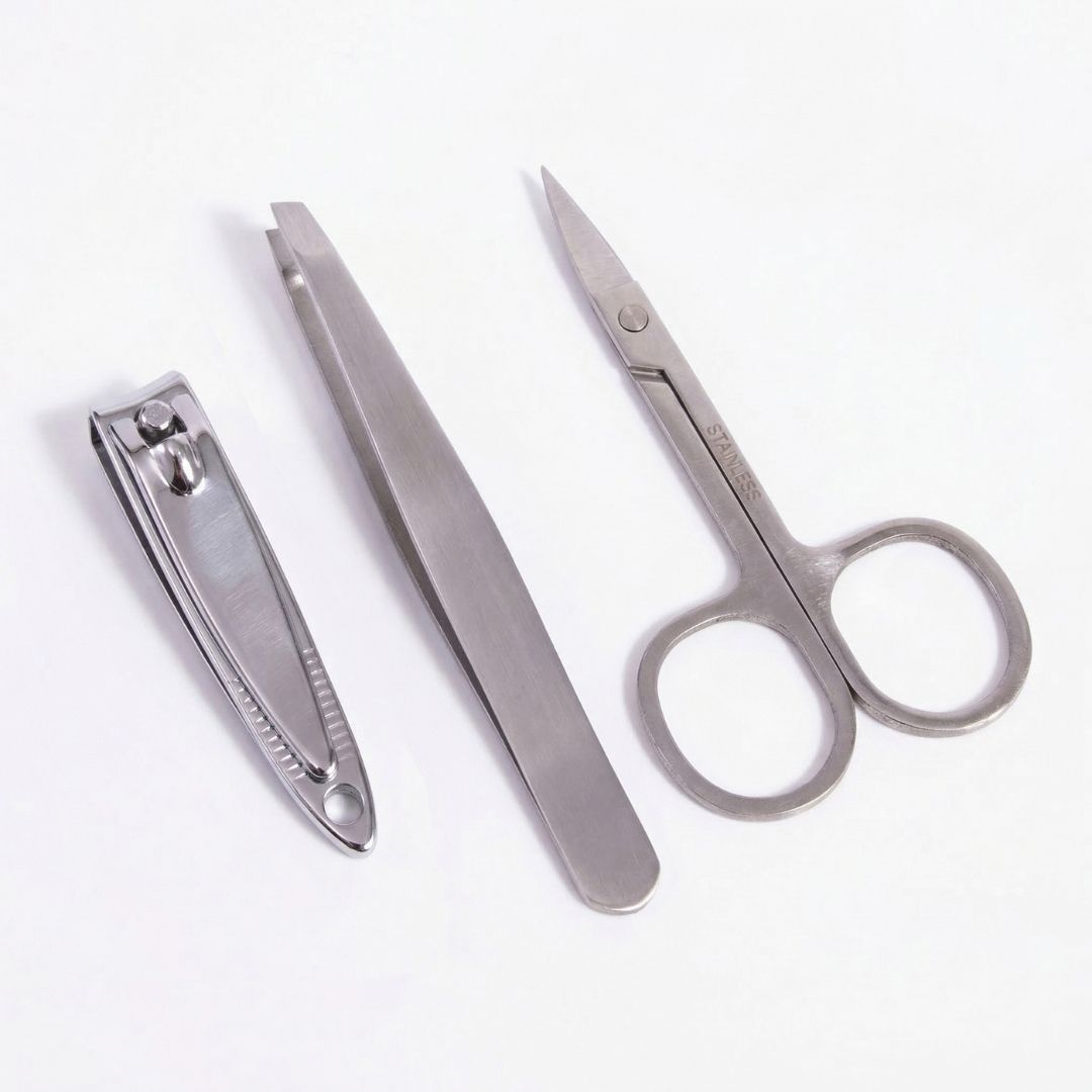 Black Coffee Mug with Manicure Set