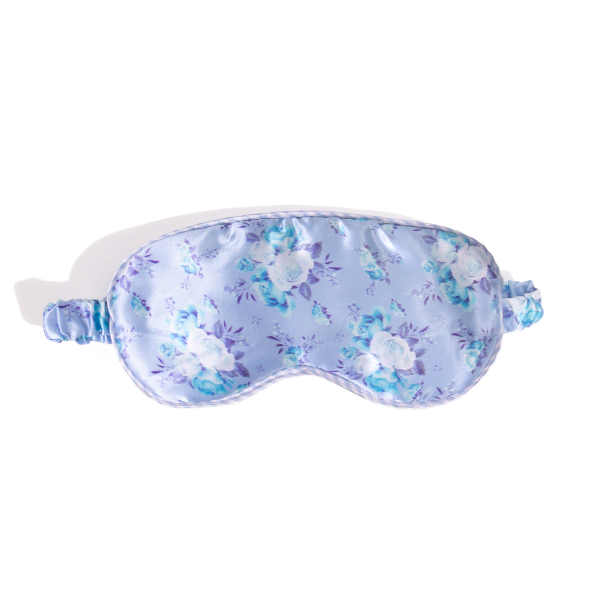 Blue Pillowcase, Eye mask and Scrunchie Set