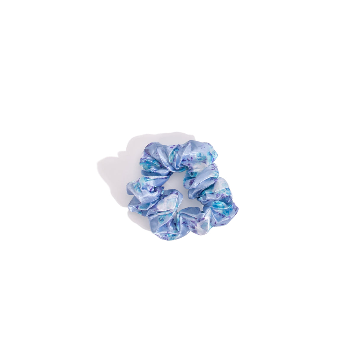 Blue Pillowcase, Eye mask and Scrunchie Set