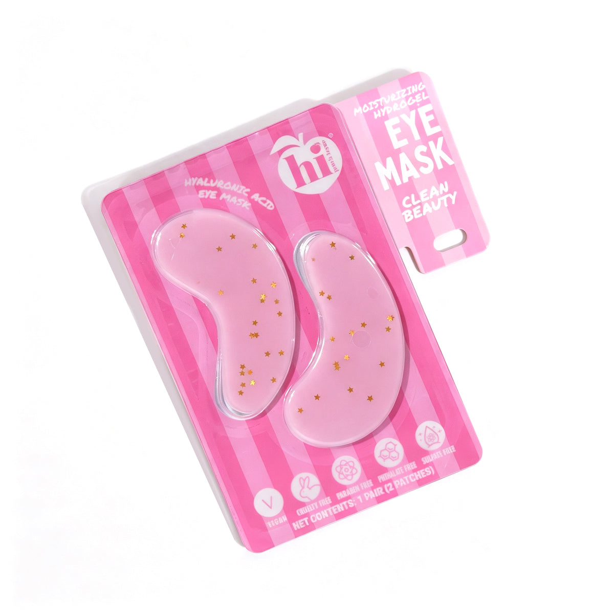 Pink Checkered Ceramic Mug and Hydrogel Eye Mask Gift Set